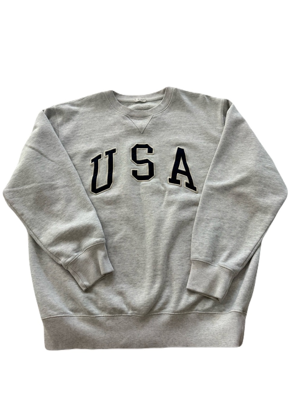 Women's Brandy Melville John Galt USA Gray Crewneck Sweatshirt Pullover One Size